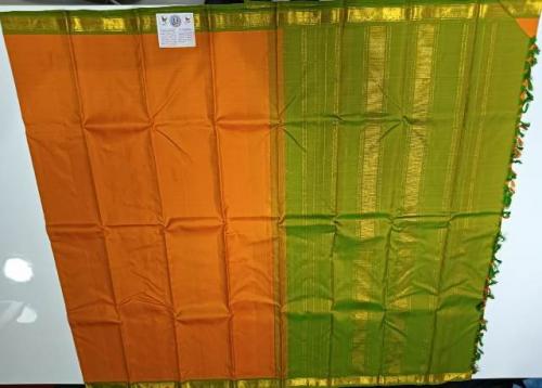 ARNI SILK HALF FINE ZARI SAREE WITH BLOUSE
